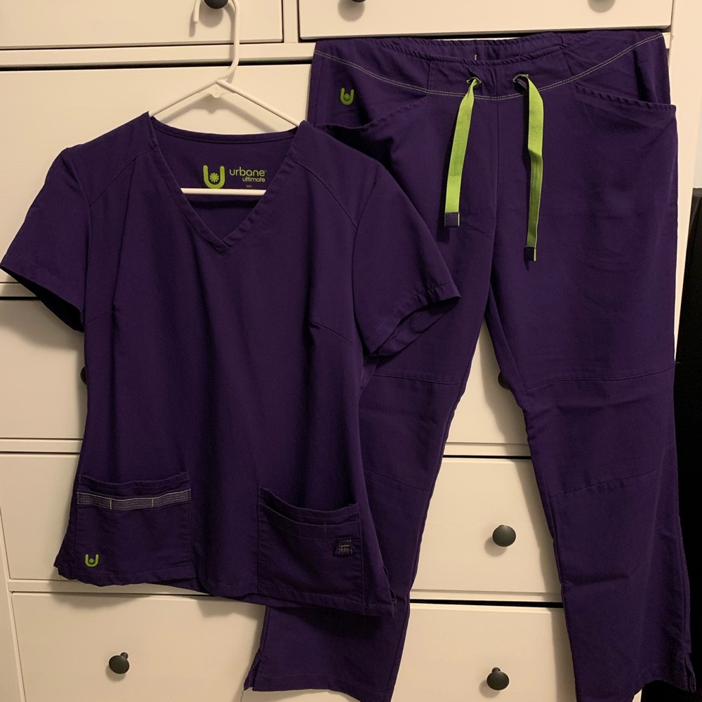 Purple scrub set